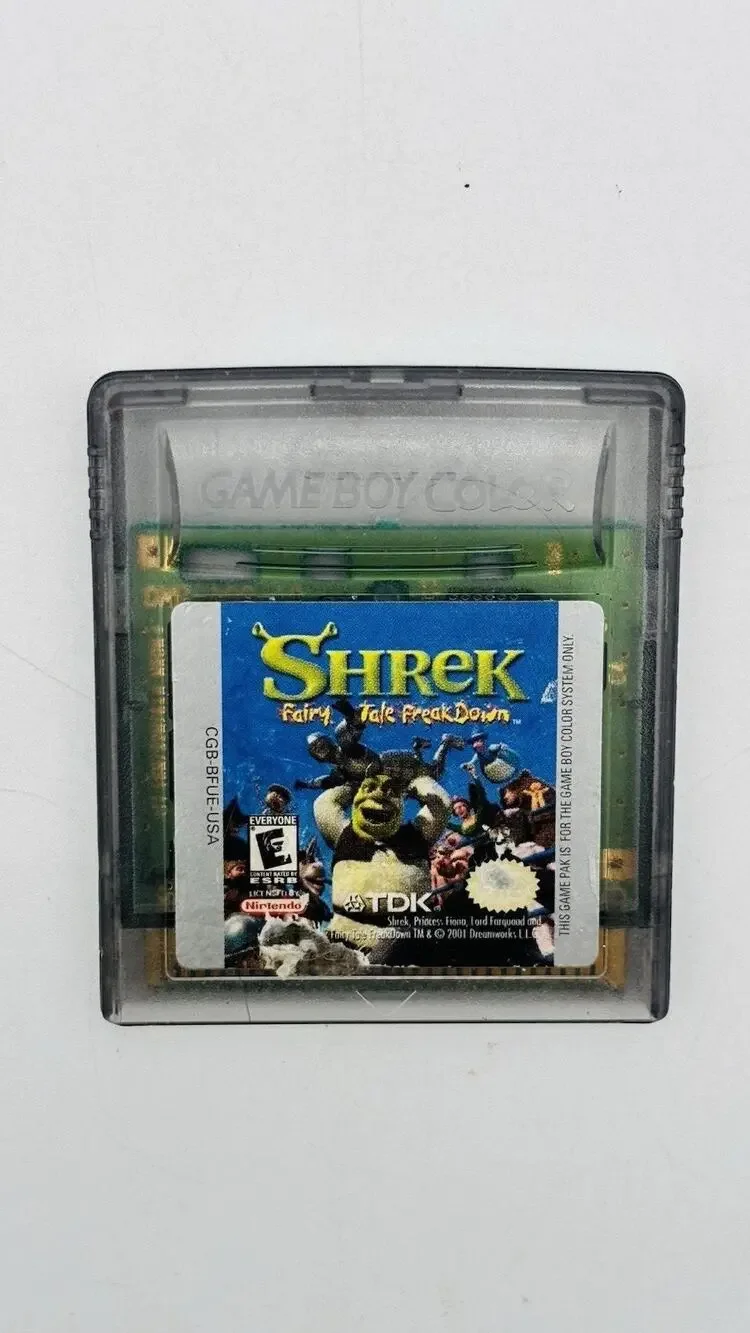Shrek: Fairy Tale FreakDown Nintendo Game Boy Color 2001 Cart Only Authentic